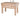 Non-reversible butcher block with feet, drawer and knife holder, end grain hornbeam