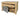 Vine Block, natural varnished oak cabinet with 2 drawers, storage and wine cellar AVINTAGE