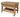Butchers' block Ilot Tradition with solid oak base on casters