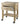 Beech wood sideboard with open drawer