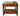 Island furniture in golden oak stained beech with 1/3 of the log in black granite.