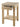 Varnished beech wood sideboard with charm log in situation