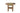 Console table with natural varnished beech wood base, knife holder, cloth holder and slate bar