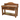 Gendarme's hat butcher block with drawers