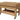 Solid French oak base on wheels, featuring a full lower shelf – 120 x 60 x 90 cm