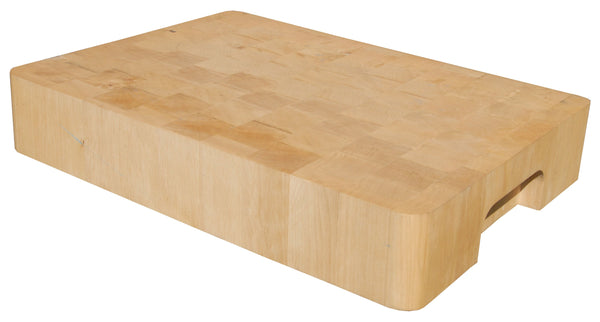 Charming wooden butcher block