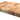 End grain hornbeam wood board with leather handle