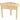 Triangular log table in end grain wood